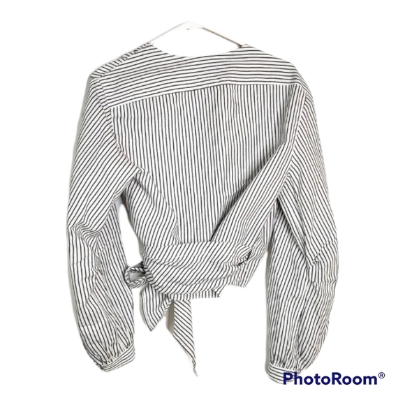 RAG & BONE  strip prescott blouse - Picture 5 of 6